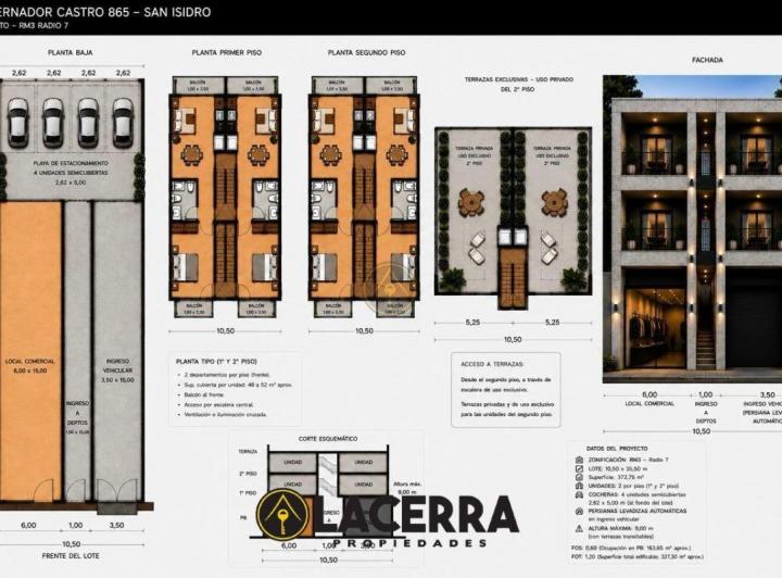 Local comercial · 180m² · 3 Ambientes