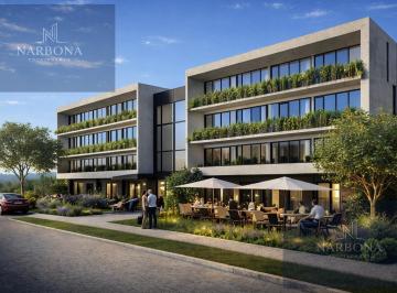 Oficina comercial · 25m² · 2 Ambientes · 1 Cochera · Venta Oficinas y Locales Comerciales en Aldea Fisherton - The Blocks Green - Schweitzer 9300