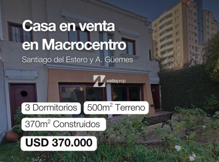 Casa · 370m² · 17 Ambientes · 1 Cochera