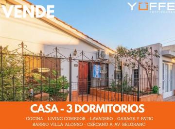Casa · 144m² · 5 Ambientes · 1 Cochera · Casa en Villa Alonso