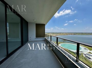 Departamento · 56m² · 2 Ambientes · 1 Cochera · Departamento en Venta 2 Amb con Salida Al Lago Central, Oceana Nordelta