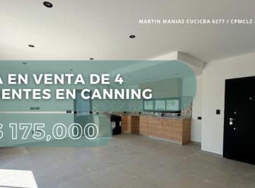 Casa · 120m² · 4 Ambientes · 2 Cocheras · Casa en Venta de 4 Ambientes en Canning