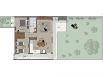 PH · 61m² · 3 Ambientes · PH en Venta La Plata Refaccionado 2 Dorm.