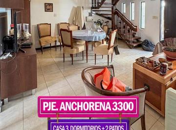 Casa · 95m² · 3 Dormitorios · Casa 3 Dorm. en Pje. Anchorena Al 3300