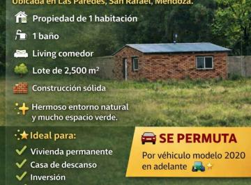 Terreno de 4 ambientes, Capitán Montoya · Vendo Lote con Casa