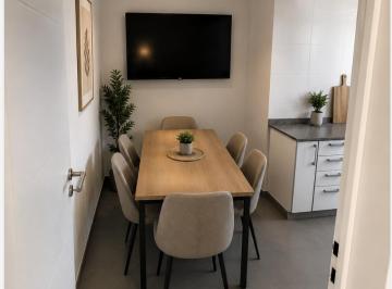 COCINA COMEDOR · Hermoso 3 Ambientes con Cochera y Vista Al Rio