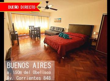 Departamento de 1 ambiente, San Nicolás · Dueño Directo, a m del Obelisco, Al Frente Av Corrientes, Ref a Nuevo
