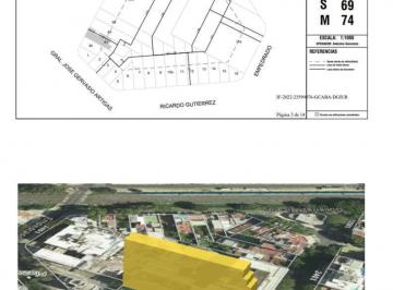 Terreno · 525m² · Venta Terreno / Lote Para Edificio 7 Pisos - Sup Vendible 1740 Mt - Altura 17,2 - Villa del Parque