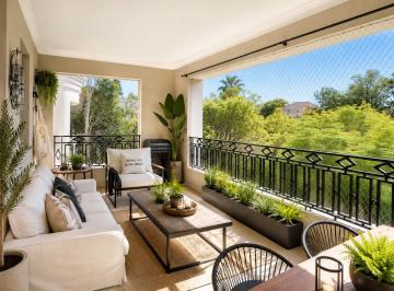 Departamento · 154m² · 4 Ambientes · 1 Cochera · Departamento en Alquiler Barrancas Al Río con Gran Terraza y Vista Abierta