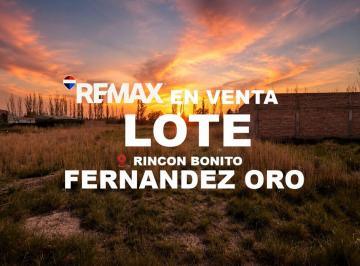 Terreno · 300m² · Venta Lote 300 m², B° Rincon Bonito, Fernandez Oro