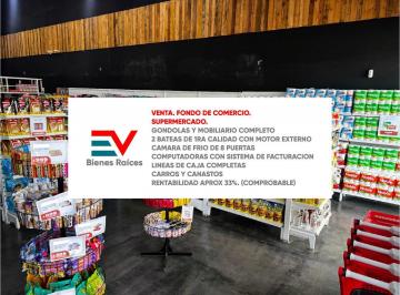 Fondo de comercio · 230m² · 1 Ambiente · 4 Cocheras · Venta. Fondo de Comercio / Supermercado