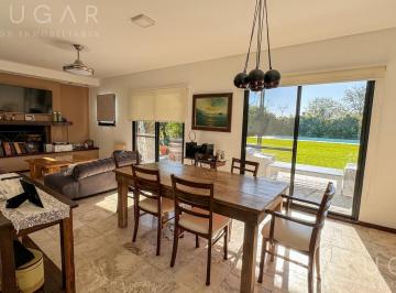 Casa · 200m² · 4 Ambientes · 2 Cocheras · Venta Casa en Barrio Privado Los Sauces, Pilar – Apto Crédito