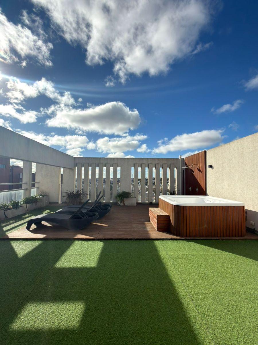 Depto 2 dorm, 90m² con cochera y gimnasio — Centro