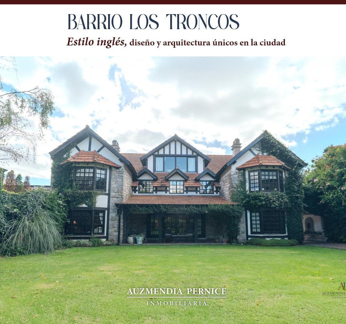 Casa en Los Troncos, 940m² cubiertos, 8 amb, 7 dorm, 9 baños, piscina
