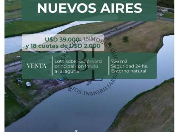 Terreno · 726m² · Terreno en Nuevos Aires Country Club
