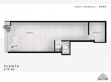 Local comercial · 62m² · 10 E/59 y 60