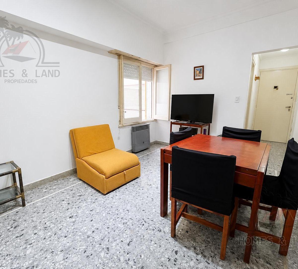 Departamento de 2 ambientes de 34 m², ubicado frente a Plaza Colón