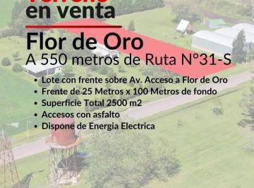 Terreno · 2500m² · Venta Terreno Urbano en Terreno en Flor de Oro Sta. Fe