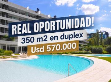Departamento · 217m² · 4 Ambientes · 2 Cocheras · Oportunidad Unica en Bouquet, 353 m² en Duplex, Vista a Las Piscinas, 2 Cocheras!