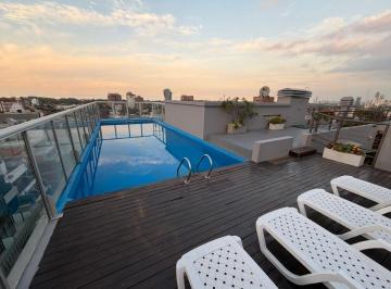 Departamento · 82m² · 4 Ambientes · 1 Cochera · Departamento 4 Ambientes con Balcón - Patio y Cochera - Edificio con Amenities