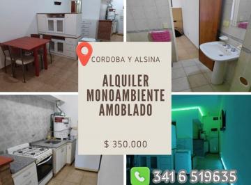 Departamento , Rosario · Alquiler Monoambiente Amoblado
