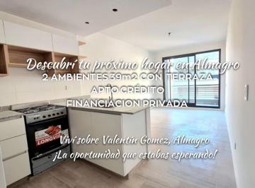 Departamento · 36m² · 2 Ambientes · Venta Departamento 2 Ambientes Almagro a Estrenar