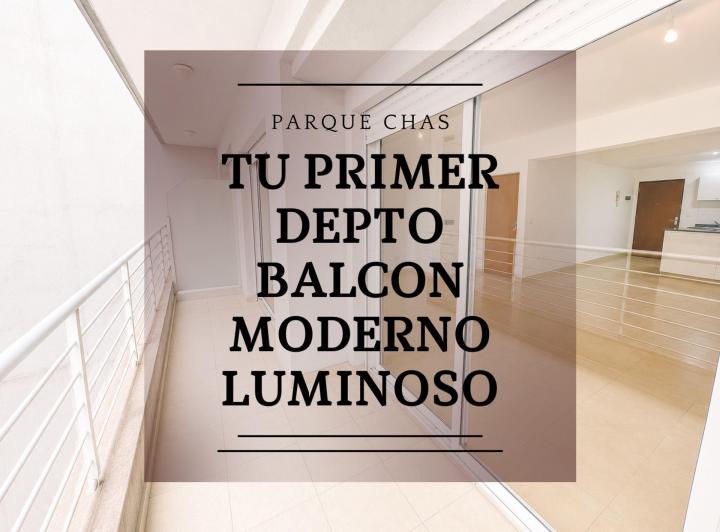 Venta Depto Monoambiente Parque Chas Balcon