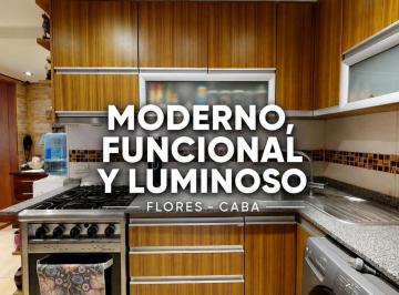 Departamento · 70m² · 3 Ambientes · 1 Cochera · Departamento Flores Balcon con Cochera 80 m²