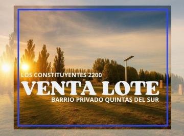 Terreno · 1095m² · Venta Lote en B. Privado Quintas del Sur, Uf 32