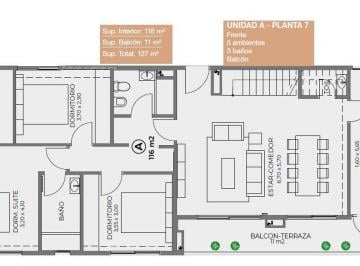 Departamento de 4 ambientes, Saavedra · Abril 2028 / 4 Ambientes + 2 Cocheras + 1 Baulera