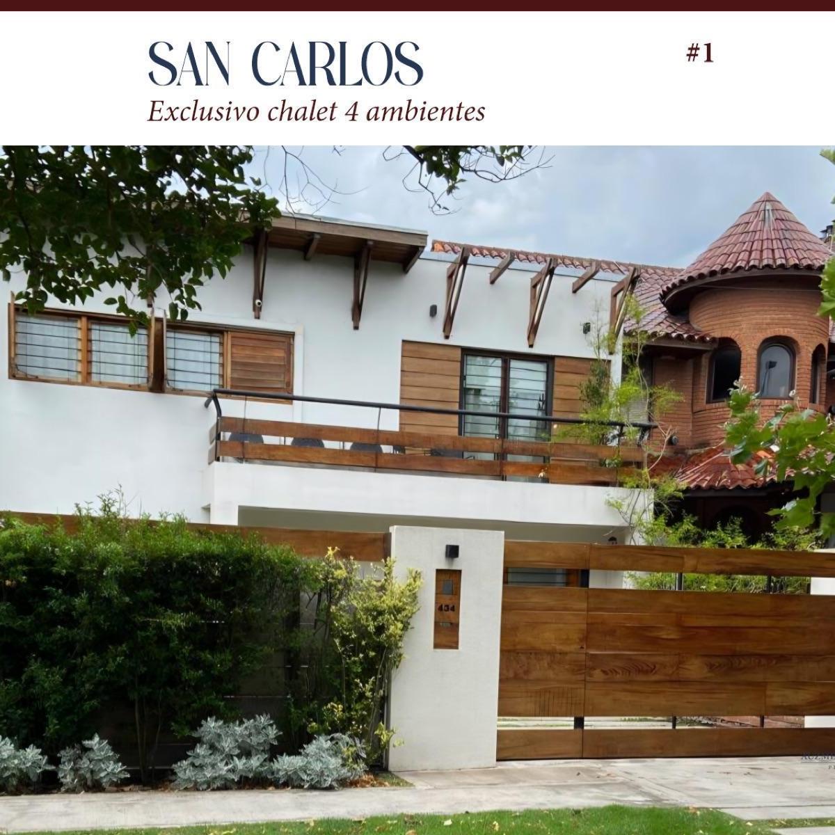Chalet 4 amb, 150m² con piscina y jardín — San Carlos