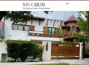 Casa · 150m² · 4 Ambientes · 2 Cocheras · Venta Chalet 4 Ambientes San Carlos con Piscina