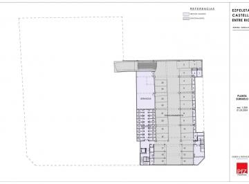 PLANO SUBSUELO · Departamento 2 Ambientes, en Venta, en Martínez