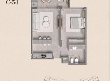 Departamento · 48m² · 2 Ambientes · Departamento en Tortugas Woods Km 38, 5 Panamericana Ramal Pilar