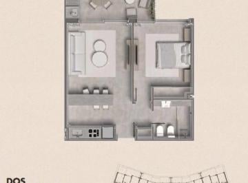 Departamento · 45m² · 2 Ambientes · Departamento en Tortugas Woods Km 38, 5 Panamericana Ramal Pilar