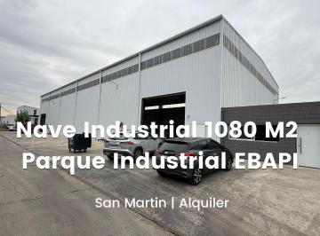 Depósito · 1080m² · 7 Cocheras · Depósito en Alquiler E 1080 m² en Parque Industrial San Martin