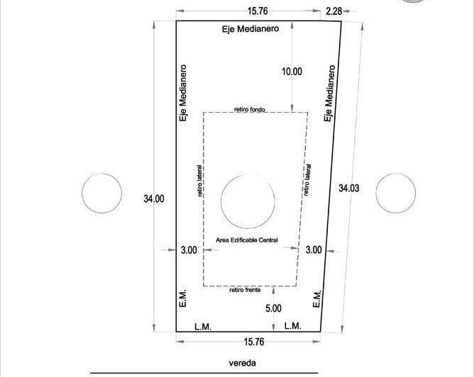 Terreno · 575m²