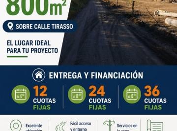 Terreno , San Rafael · Lote 800 m² El Cerrito