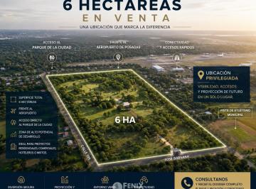 Terreno · 60000ha · Tf894 - 6 Hectáreas en Venta Frente Al Aeropuerto de Posadas