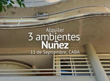 Departamento · 56m² · 2 Ambientes · Alquiler Departamento 2 1/2 Ambientes, Nuñez, Caba