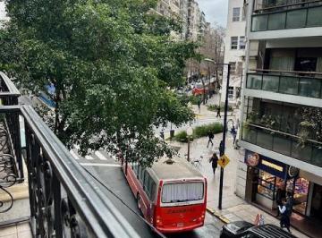 Departamento · 28m² · 1 Ambiente · Monoambiente Totalmente Equipado y Amoblado en Alquiler Tradicional en Recoleta, Al Frente con Balcó