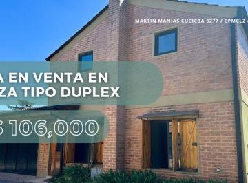 Casa · 70m² · 3 Ambientes · 1 Cochera · Casa en Venta en Ezeiza Tipo Duplex