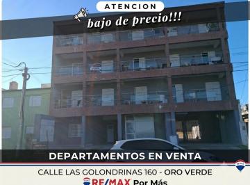 Departamento · 32m² · 2 Ambientes · 1 Cochera · Depto 1 Dormitorio, Zona Polideportivo Oro Verde