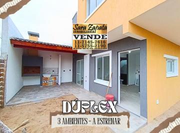 Casa de 3 ambientes, Costa Azul · Dúplex 3 Ambientes a Estrenar Costa Azul/san Bernardo Vende Sara Zapata Inmobiliaria