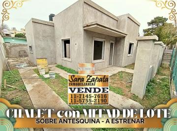 Casa de 3 ambientes, San Bernardo · Chalet 3 Amb Independiente Mitad de Lote a Estrenar San Bernardo Vende Sara Zapata Inmobiliaria