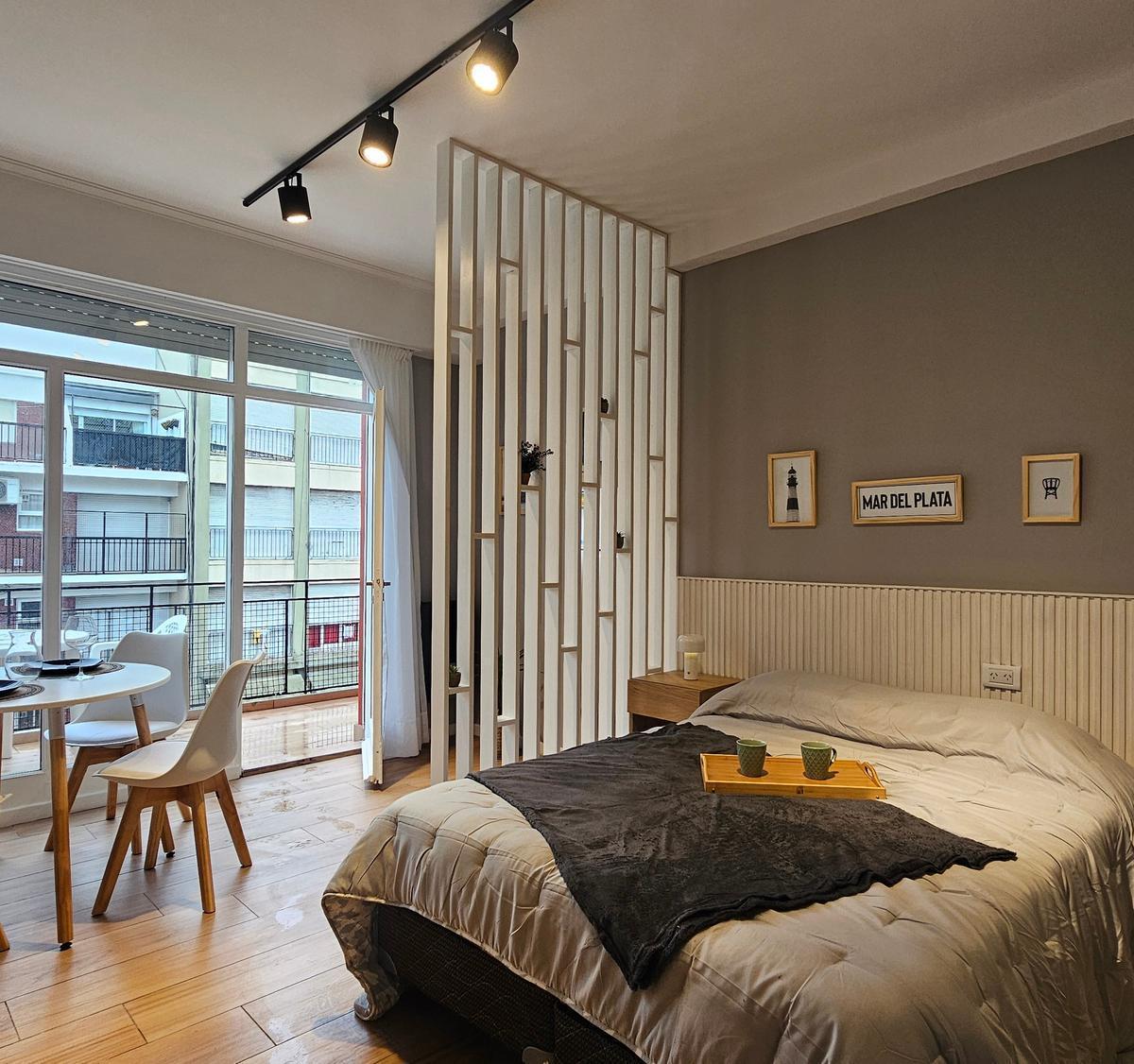 Venta departamento de 1 ambiente al frente con balcón terraza