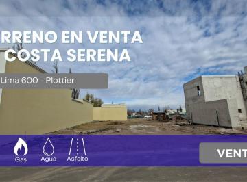 Terreno · 622m² · Terreno en Venta B° Cerrado Costa Serena Plottier.