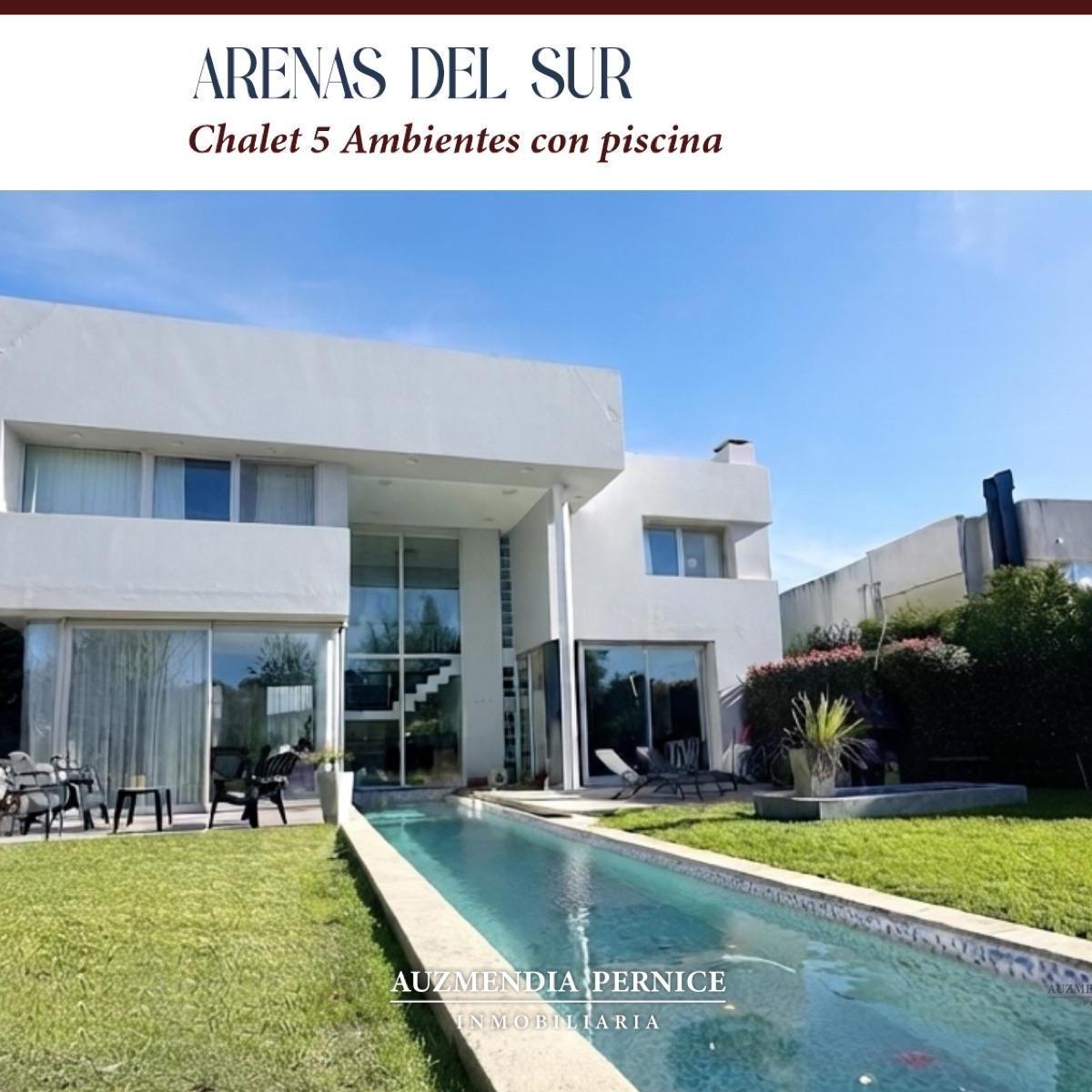 Chalet 5 amb, 280m² con piscina y jardín — Arenas del Sur