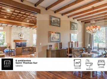Casa · 340m² · 6 Ambientes · 4 Cocheras · Casa en Saint Thomas Sur