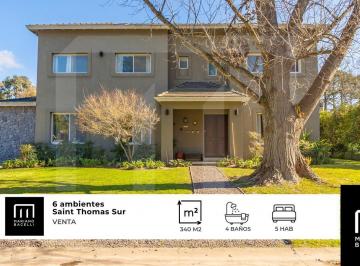 Casa · 340m² · 6 Ambientes · 4 Cocheras · Casa en Saint Thomas Sur